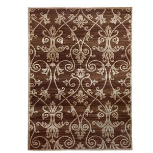 Cambridge Floral Brown Area Rug