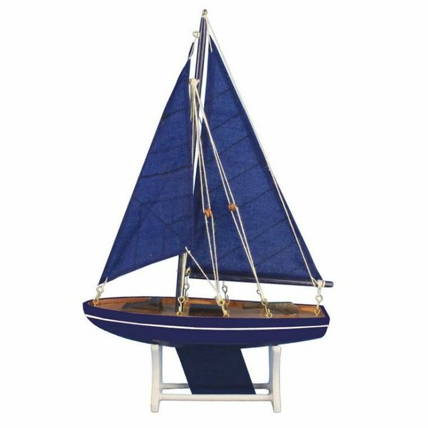Handcrafted Nautical Decor It Floats Ocean Breeze Model Sailboat Wayfair