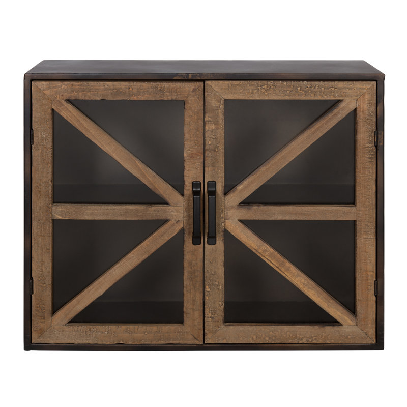 Colten 24" W x 19.75" H Solid Wood Wall Mounted Bathroom ...