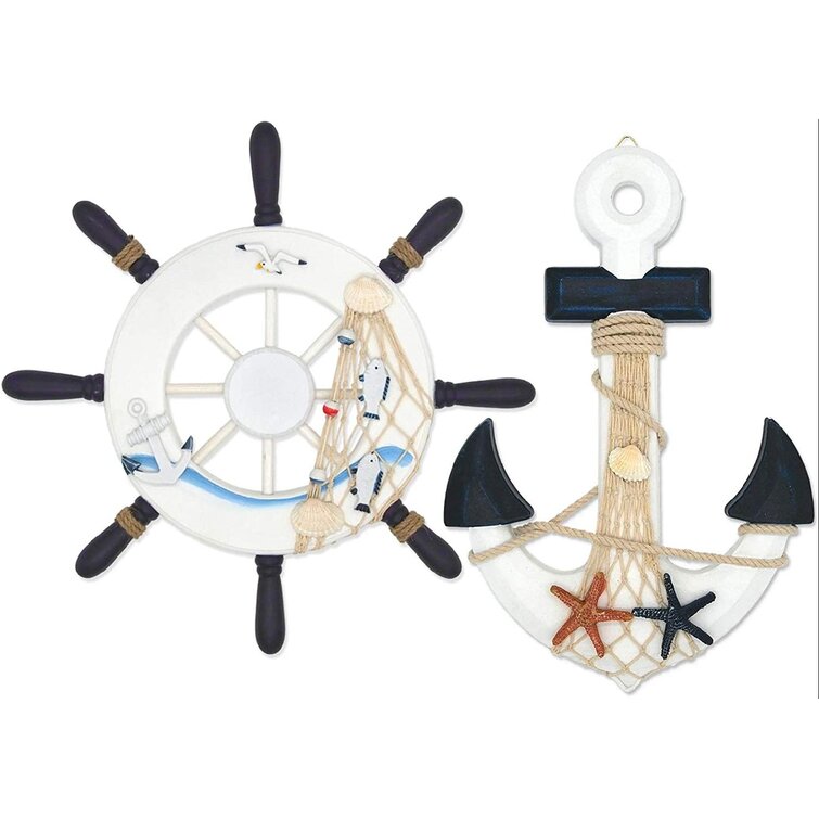 Home Decor Ring Nautical Welcome Wall Decoration Hanging Navy Foam Decor Ship 