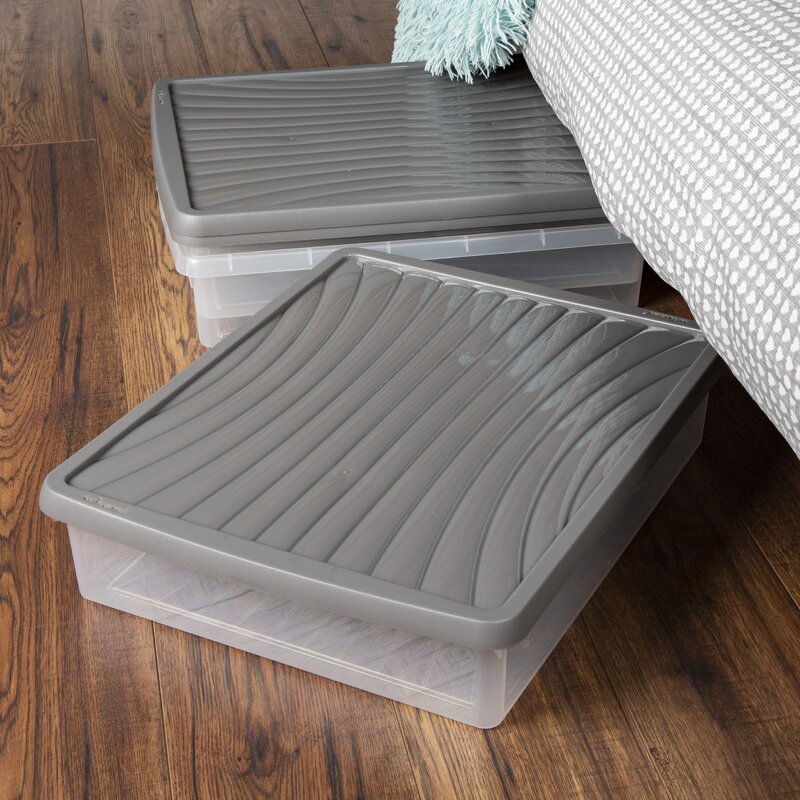 Rebrilliant Plastic Underbed Storage Reviews Wayfair Co Uk