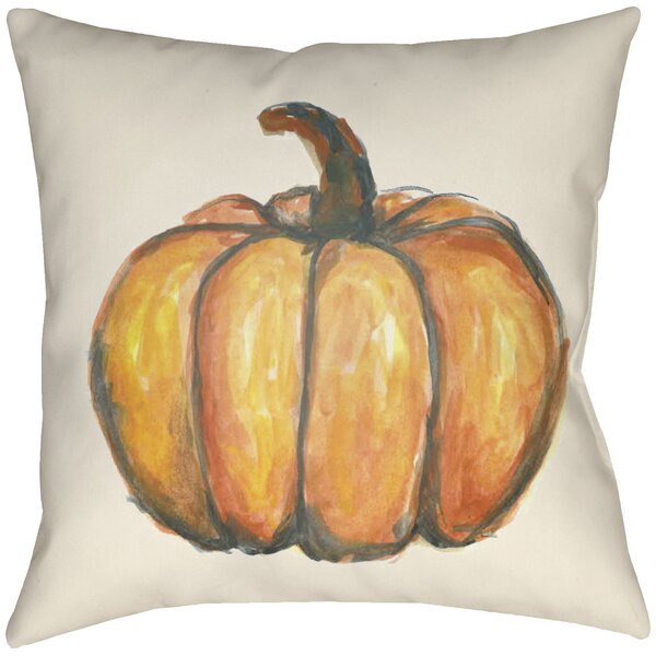 Outdoor Pumpkin Pillow | Wayfair