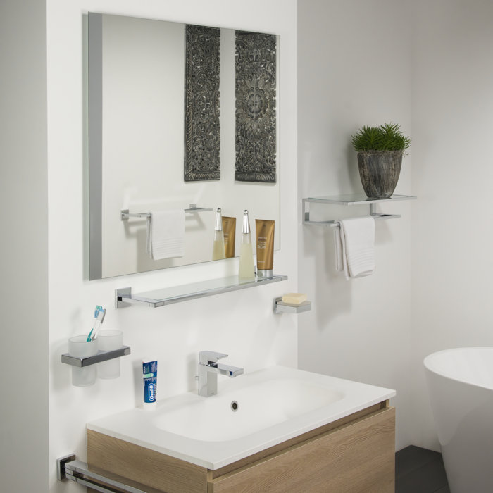 Gl Shelf Ems Hotel Double Wall Mounted Towel Rack