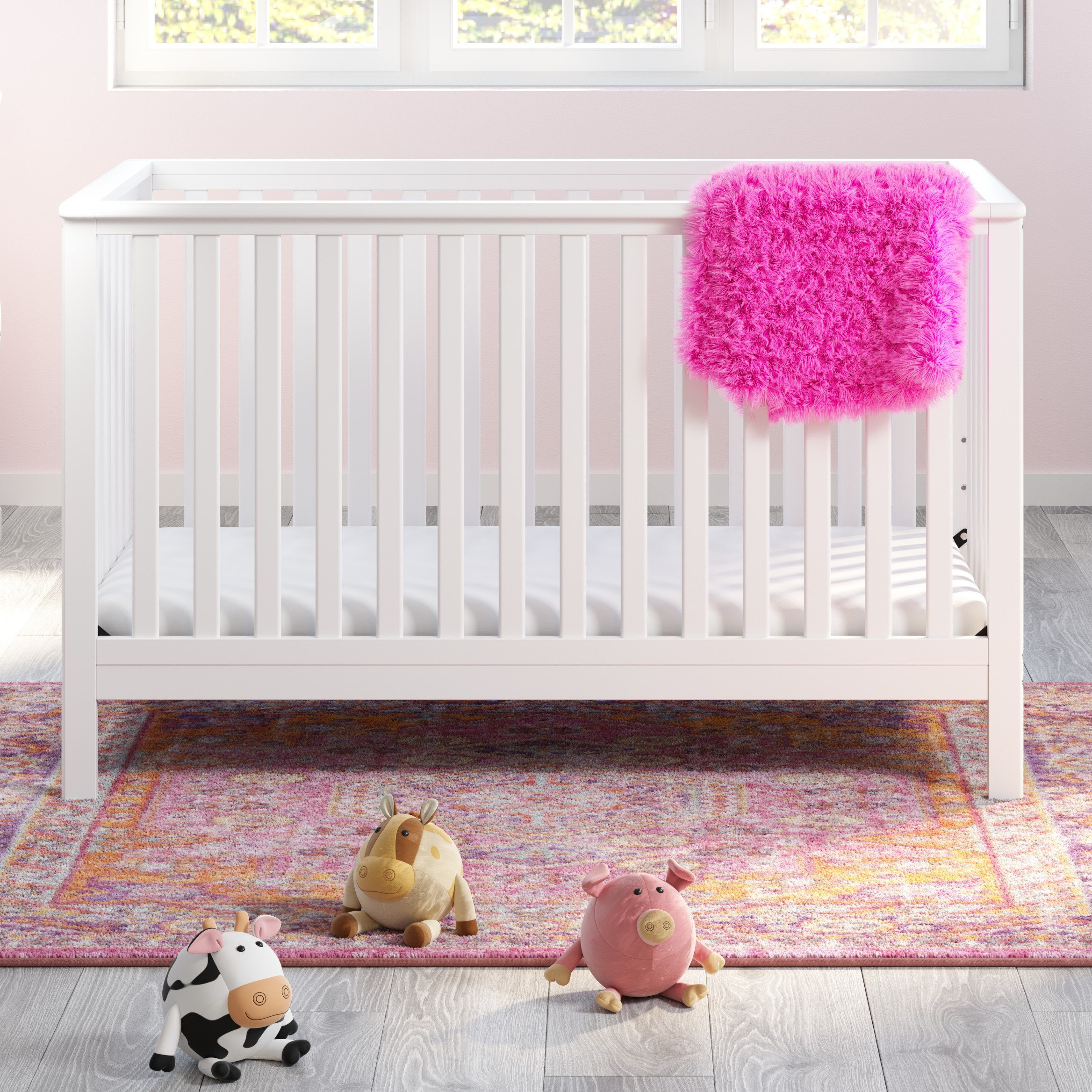 Storkcraft Hillcrest 3in1 Standard Convertible Crib & Reviews Wayfair