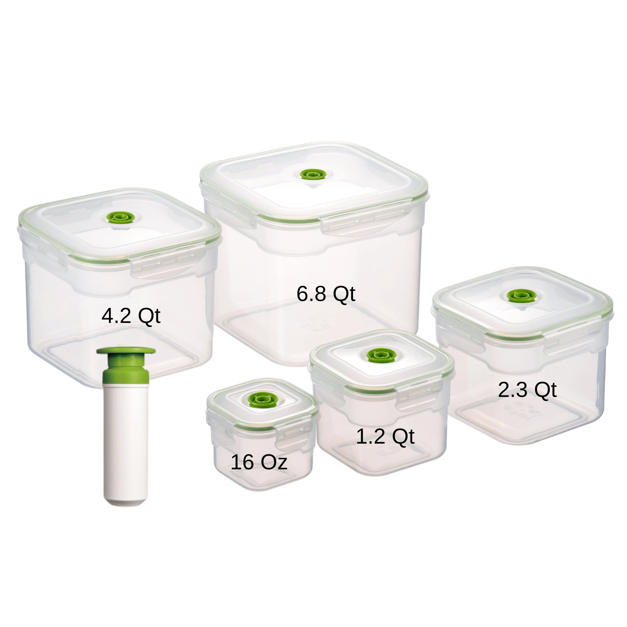 Lasting Freshness Vacuum Seal 5 Container Food Storage Set Wayfair