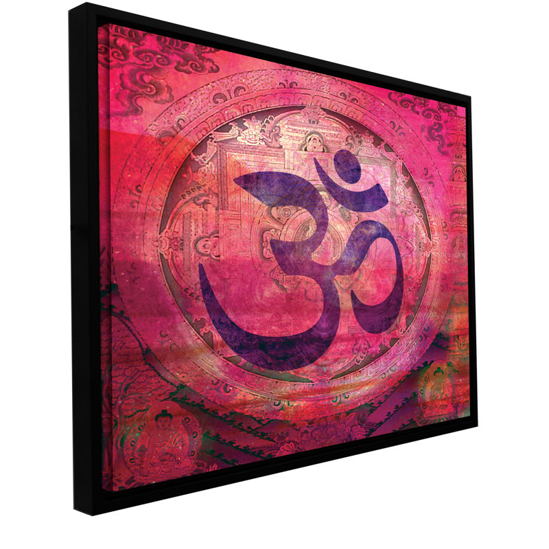 Artwall Om Mandala By Elena Ray Framed Graphic Art On Wrapped
