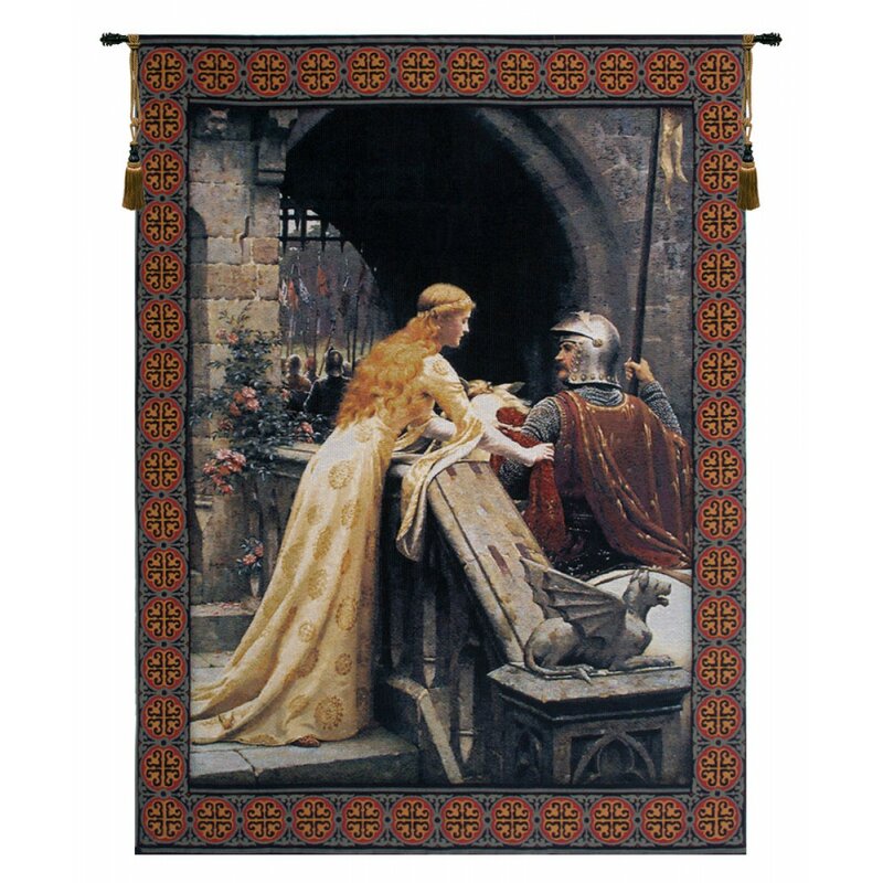 Charlotte Home Furnishings God Speed by Edmund Blair Leighton Tapestry ...