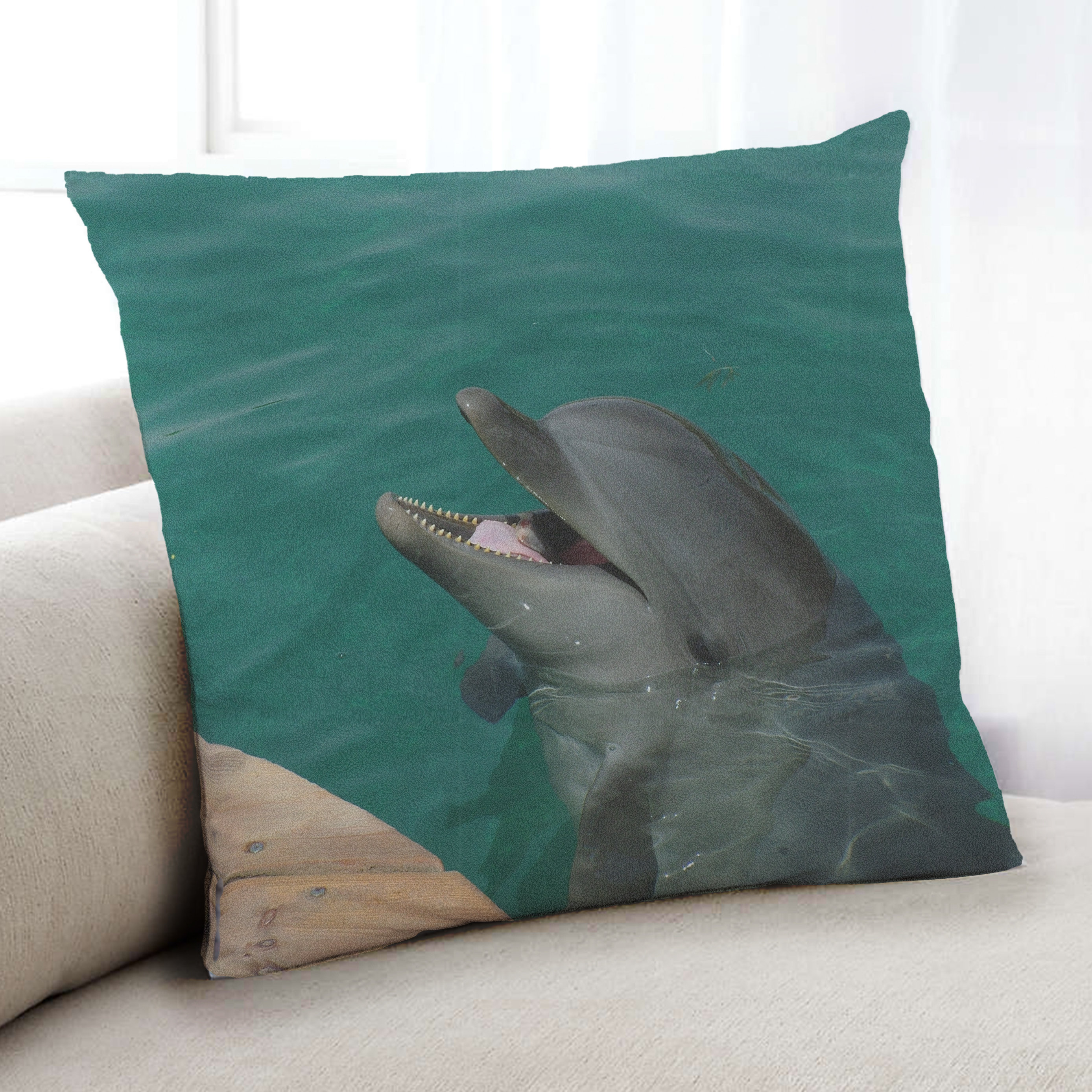 dolphin throw pillows