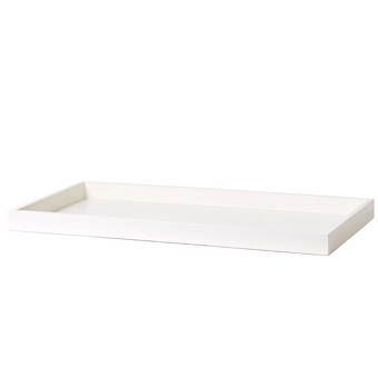 white changing table topper