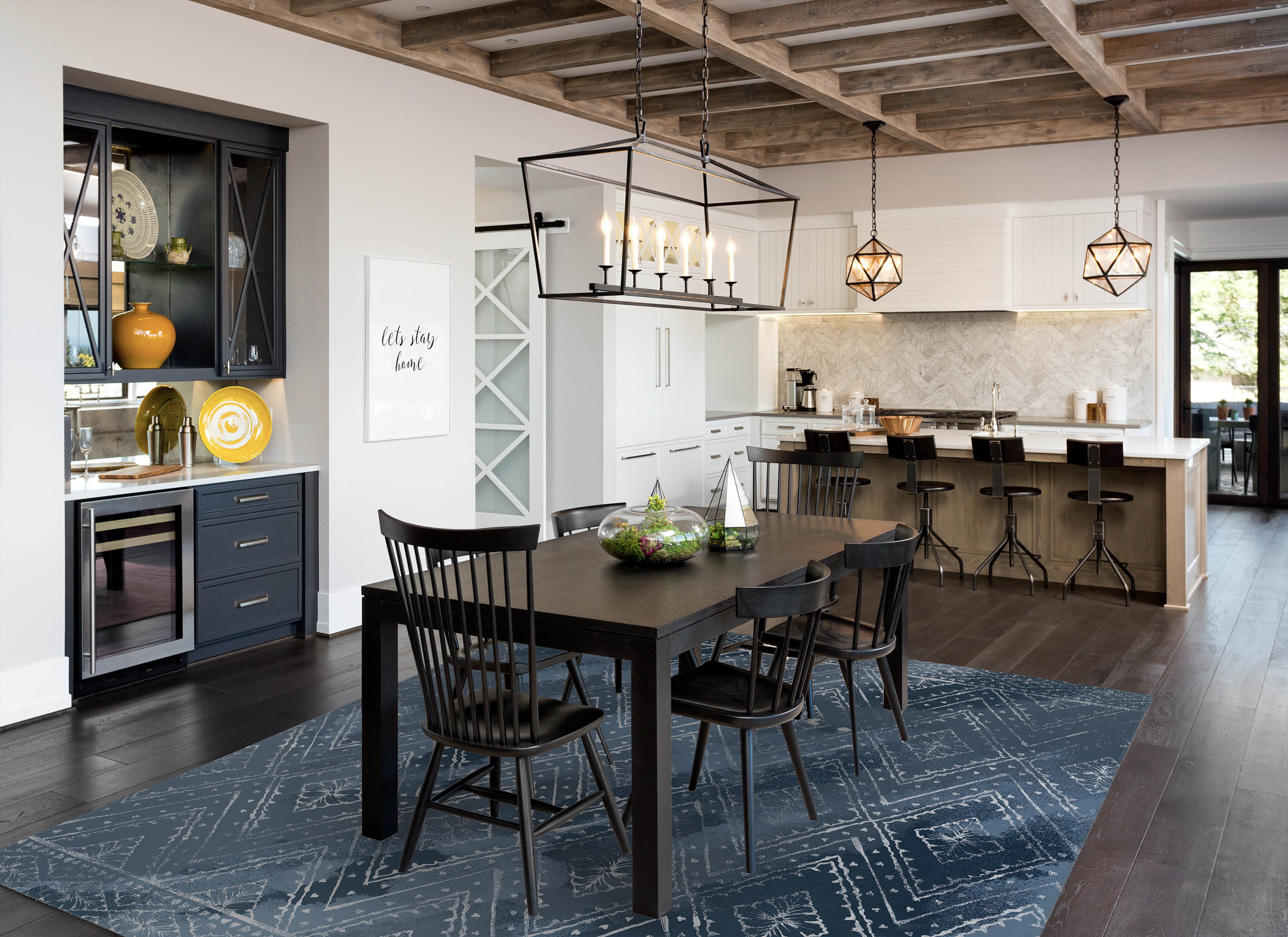 Kavka Harlequin Kitchen Mat Wayfair