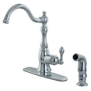 American Classic Single Handle Kitchen Faucet with Side Spray