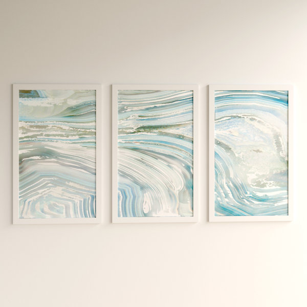 Orren Ellis Agate Ii Acrylic Painting Print Multi Piece Image In
