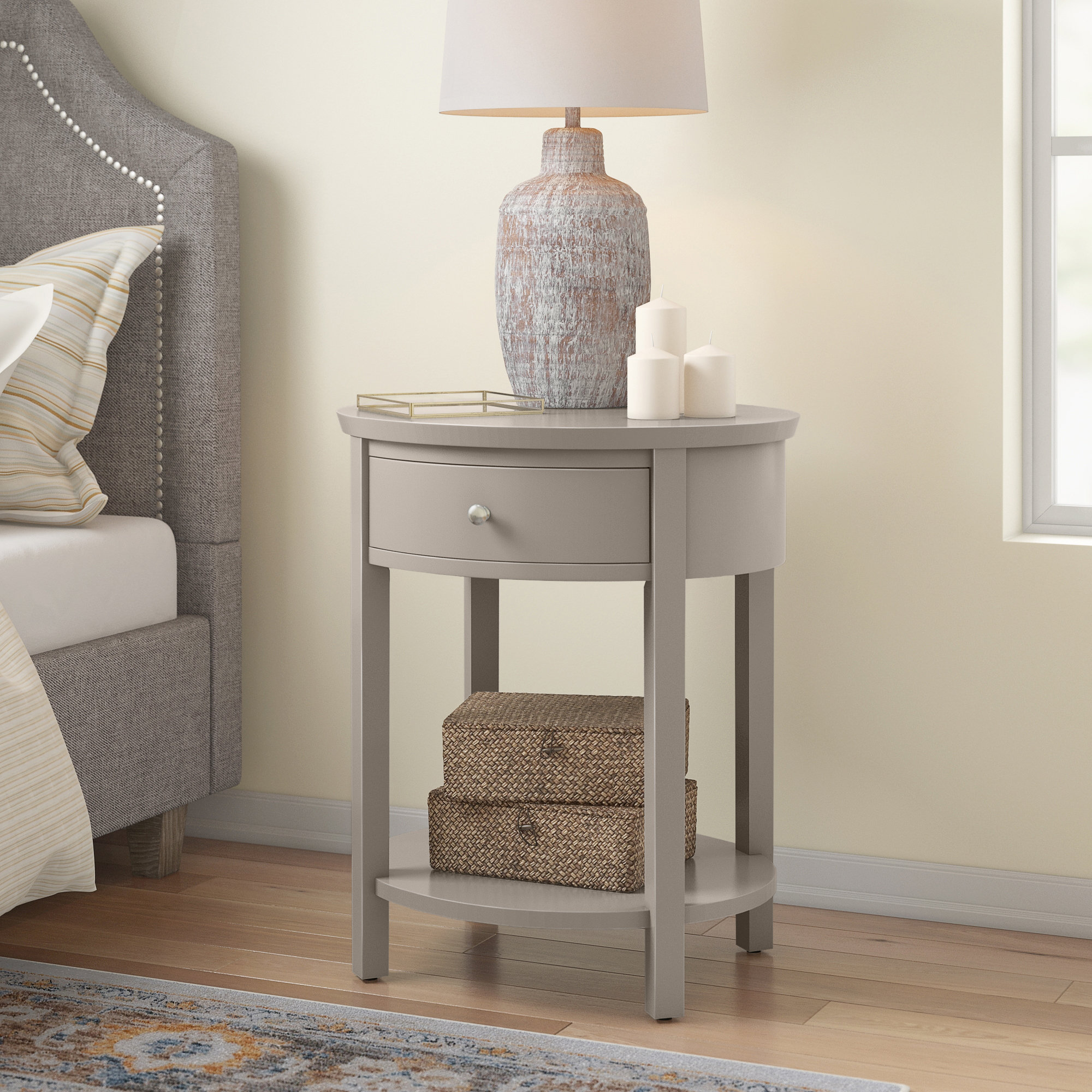 Three Posts Canterbury End Table With Storage Reviews Wayfair