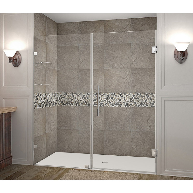 Aston Nautis Gs 72 X 76 Hinged Completely Frameless Shower Door