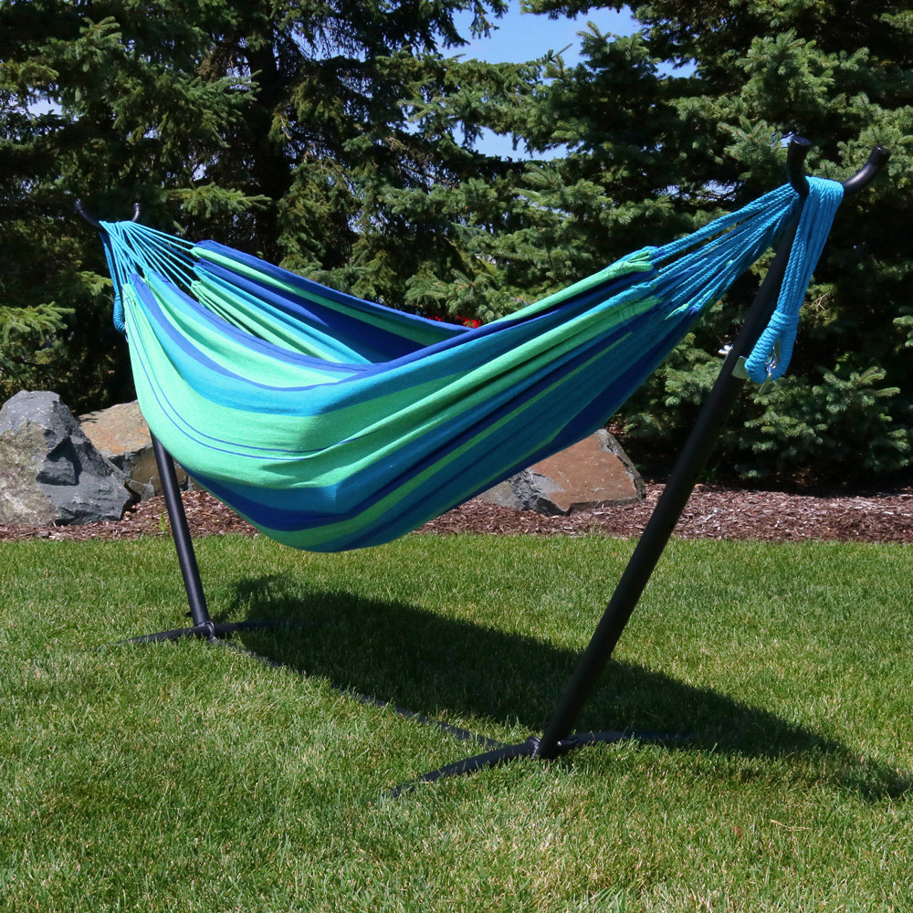 Arlmont Co Imogen Double Classic Hammock With Stand Reviews Wayfair