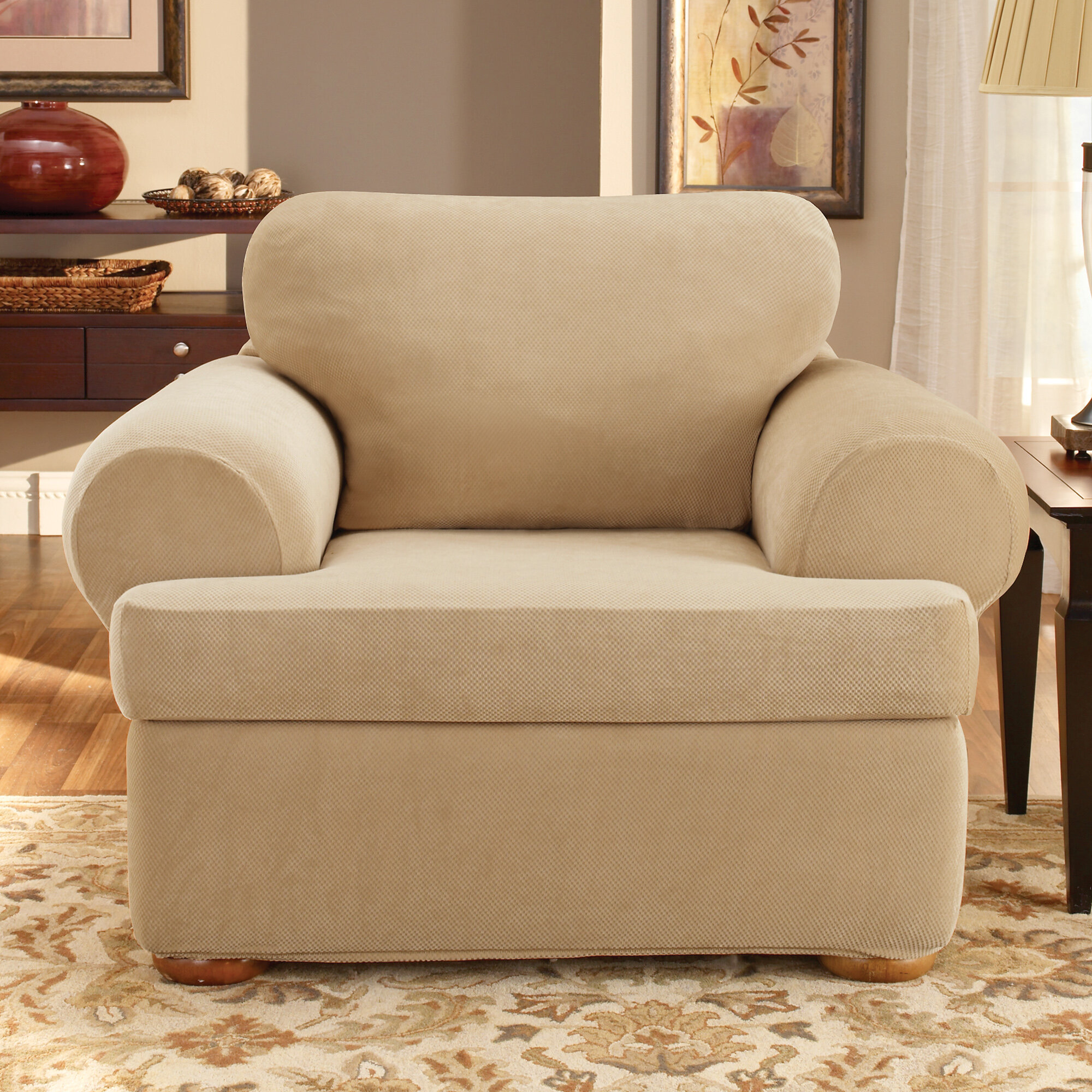 slipcover for t cushion armchair