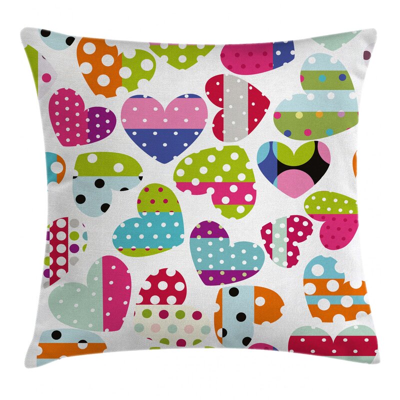 East Urban Home Ambesonne Colorful Throw Pillow Cushion Cover