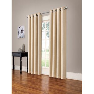 Toland Solid Max Blackout Thermal Grommet Single Curtain Panel