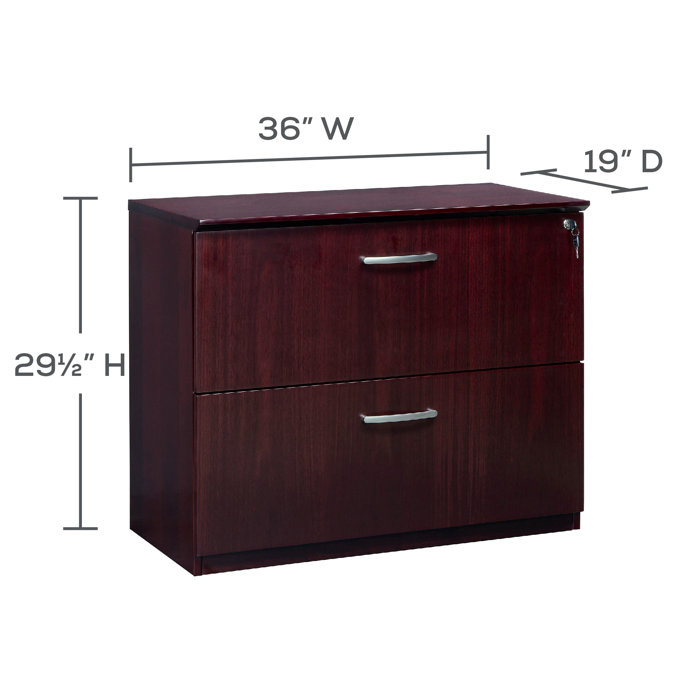 Mayline Corsica Series 2 Drawer Lateral Filing Cabinet Wayfair Ca