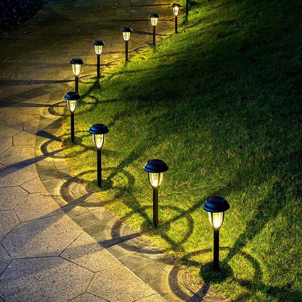 Details about   3Solpex 8 Pack Solar Pathway Lights Outdoor Powered Garden Lights Led Cold White 