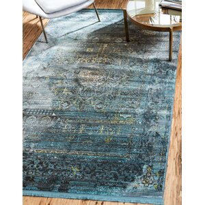 Lonerock Gray/Teal Area Rug