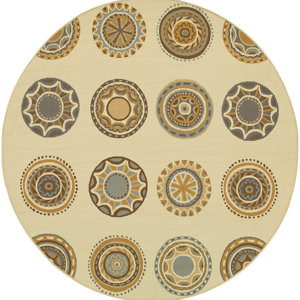 Milltown Ivory/Grey Indoor/Outdoor Area Rug