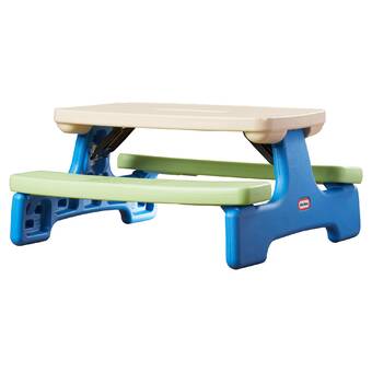 little tikes easy store picnic table