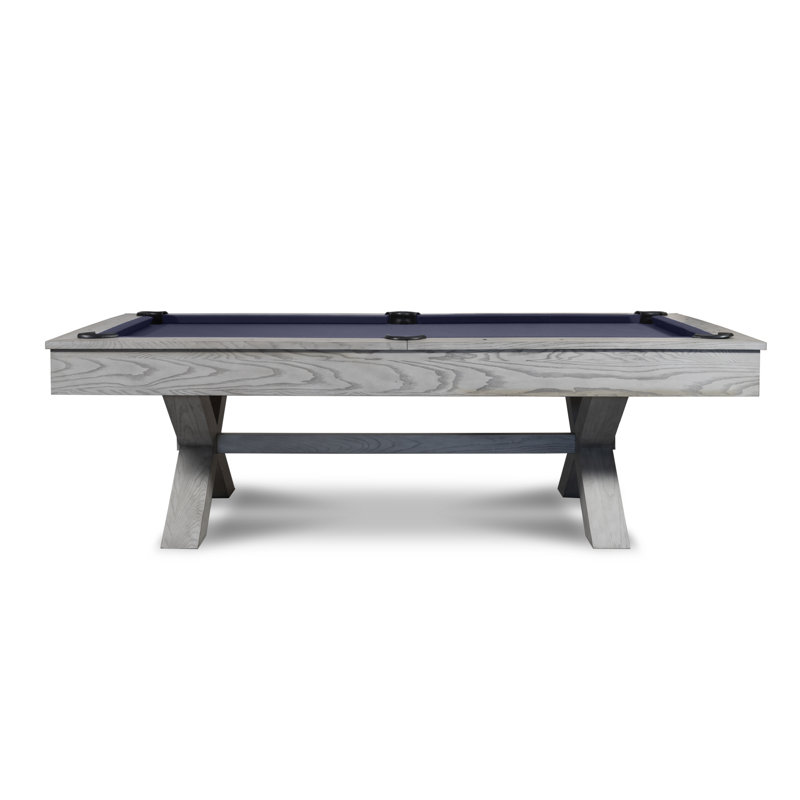 Nixon Billiards Crissycross 8 Slate Pool Table With Professional Installation Included Wayfair