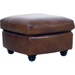 Lambdin Leather Ottoman By Canora Grey