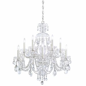 Sterling 12-Light Candle-Style Chandelier