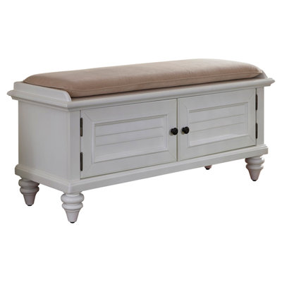 Beachcrest Home Harrison Wood Storage Bench Birch Lane