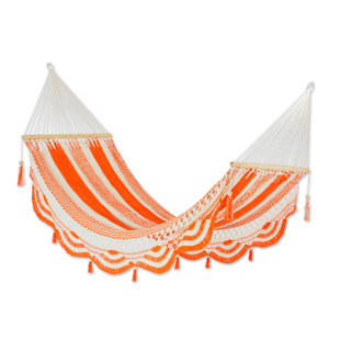 Go to store & view more images Novica Nicaragua Cotton Tree Hammock