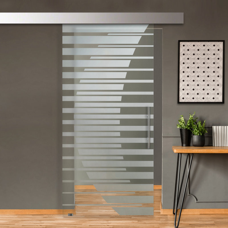 Glass-Door.us Sliding Glass Barn Door 
