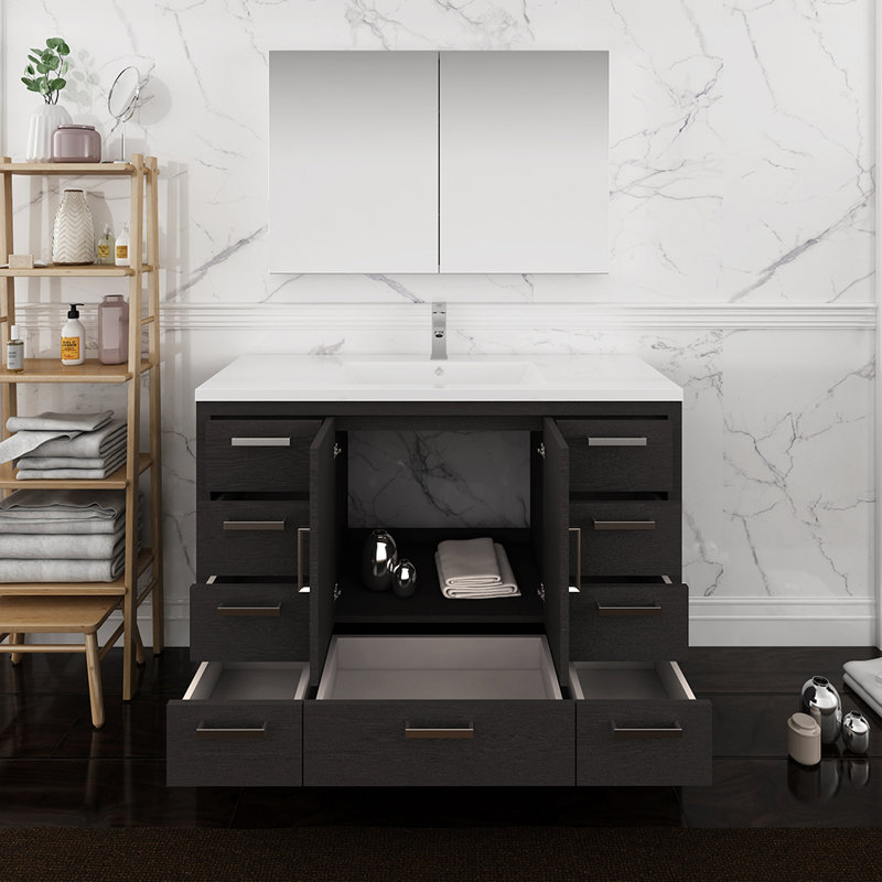 Fresca Senza Tuscany 48 Single Bathroom Vanity Set With Medicine