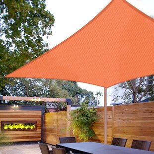 Sun Shade Sail 12x8FT 97% UV Block Rectangle Canopy Outdoor Pool Bright Orange