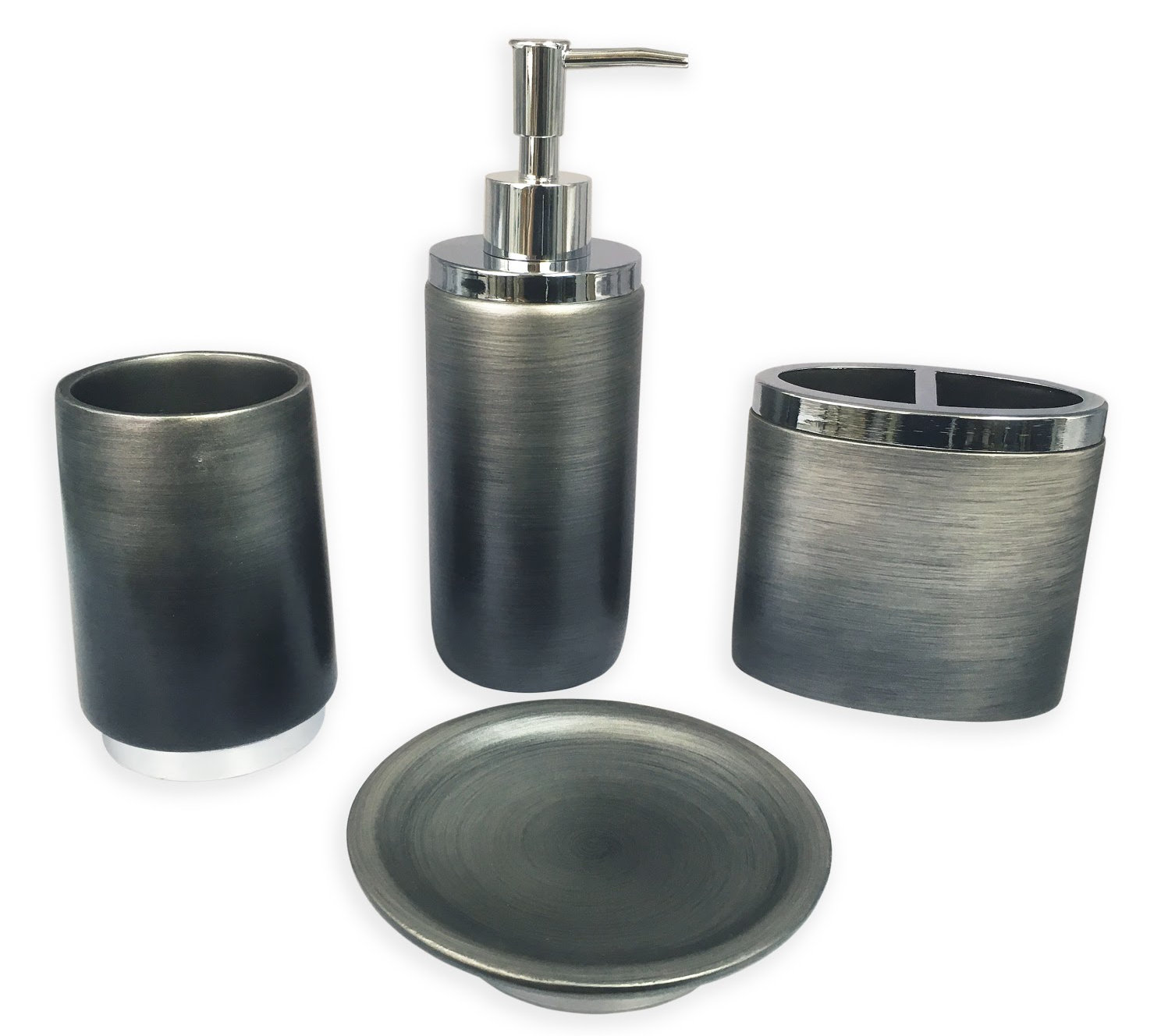 Wrought Studio Bouleaux 4 Piece Bathroom Accessory Set