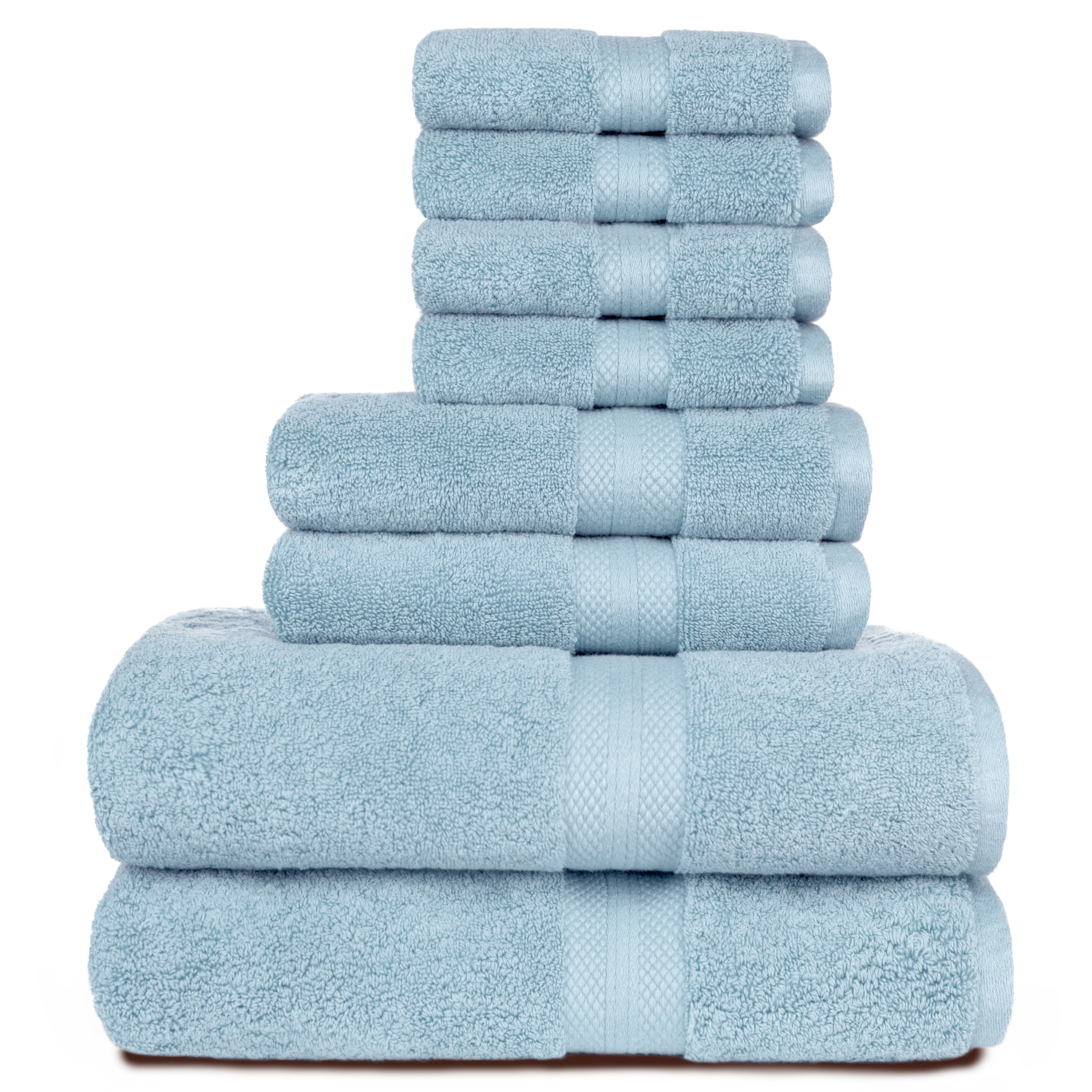 AmeliaHome Amari Towel 50 x 100 cm 100/% Cotton Quality Absorbent Black