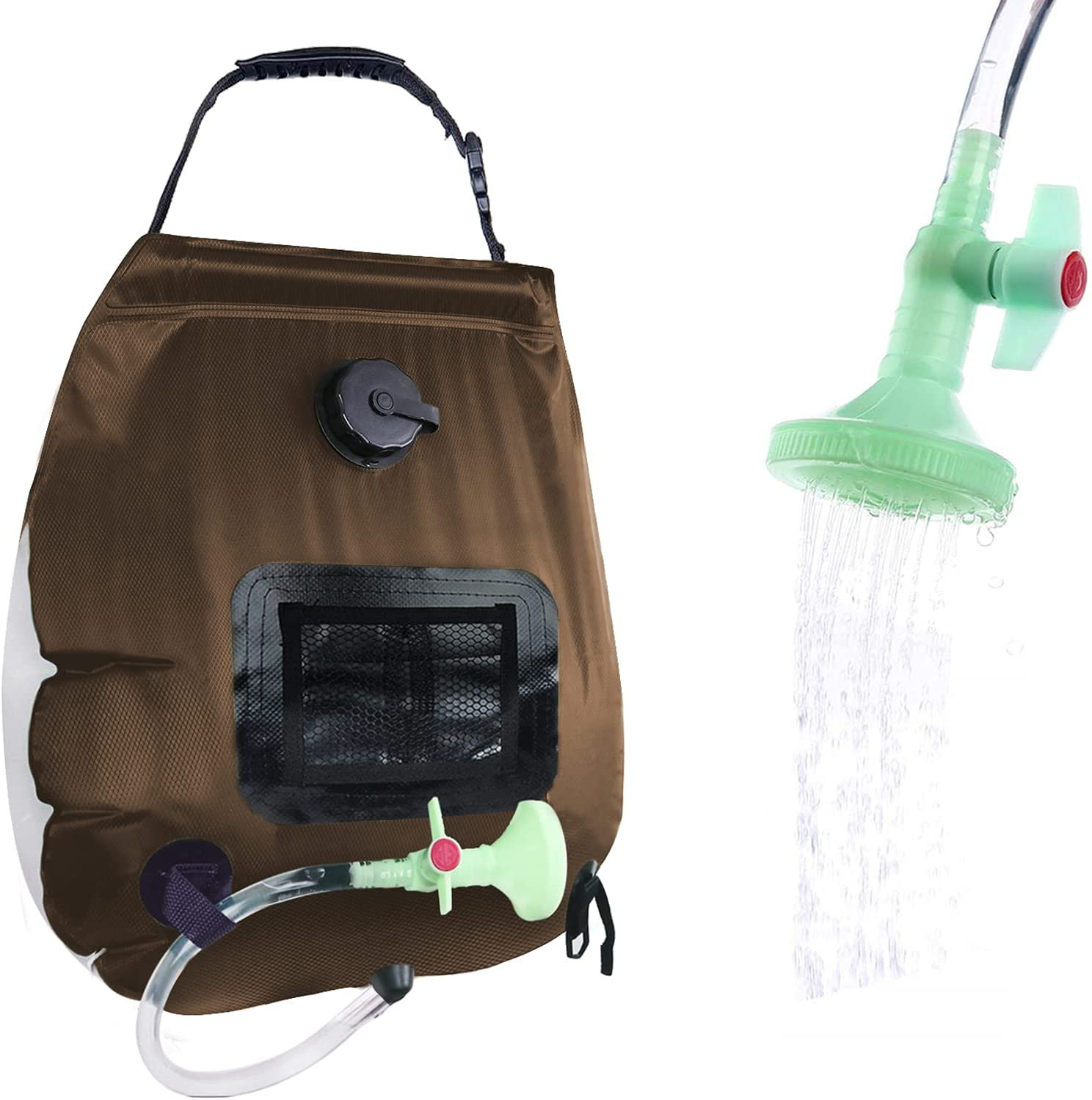 solar powered shower bag