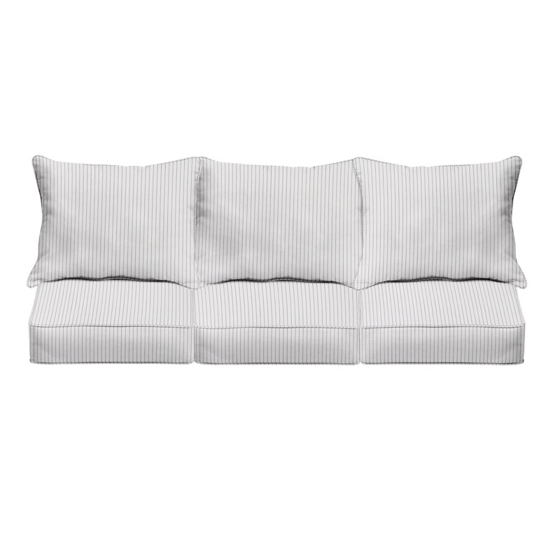 Mozaic Company Sunbrella Scale Cloud Indoor Outdoor Sofa Cushion Set Set Of 6 Wayfair