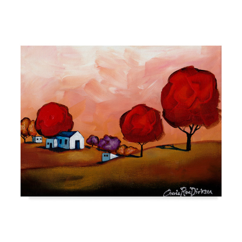 Winston Porter The Red Trees By Cherie Roe Dirksen Acrylic