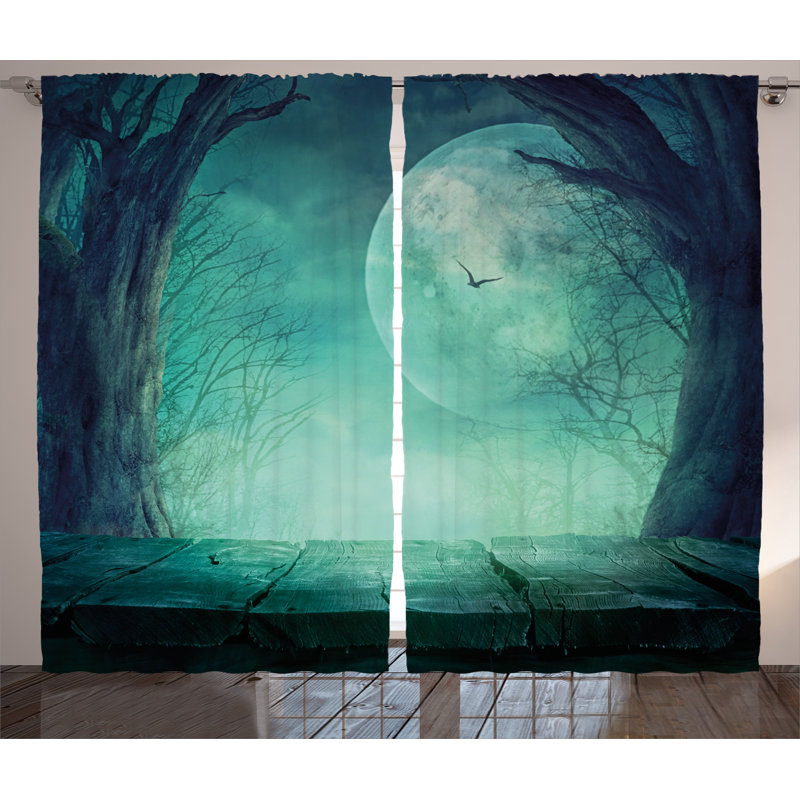 The Holiday Aisle Halloween Decorations Spooky Forest Moon And