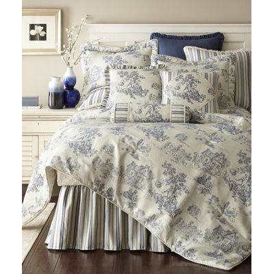 Orlowski Toile Comforter Set Astoria Grand Size California King