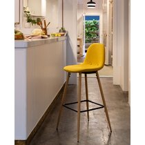 yellow kitchen bar stools