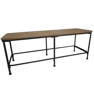 Sitzbank Isabella aus Holz und Metall von Laurel..