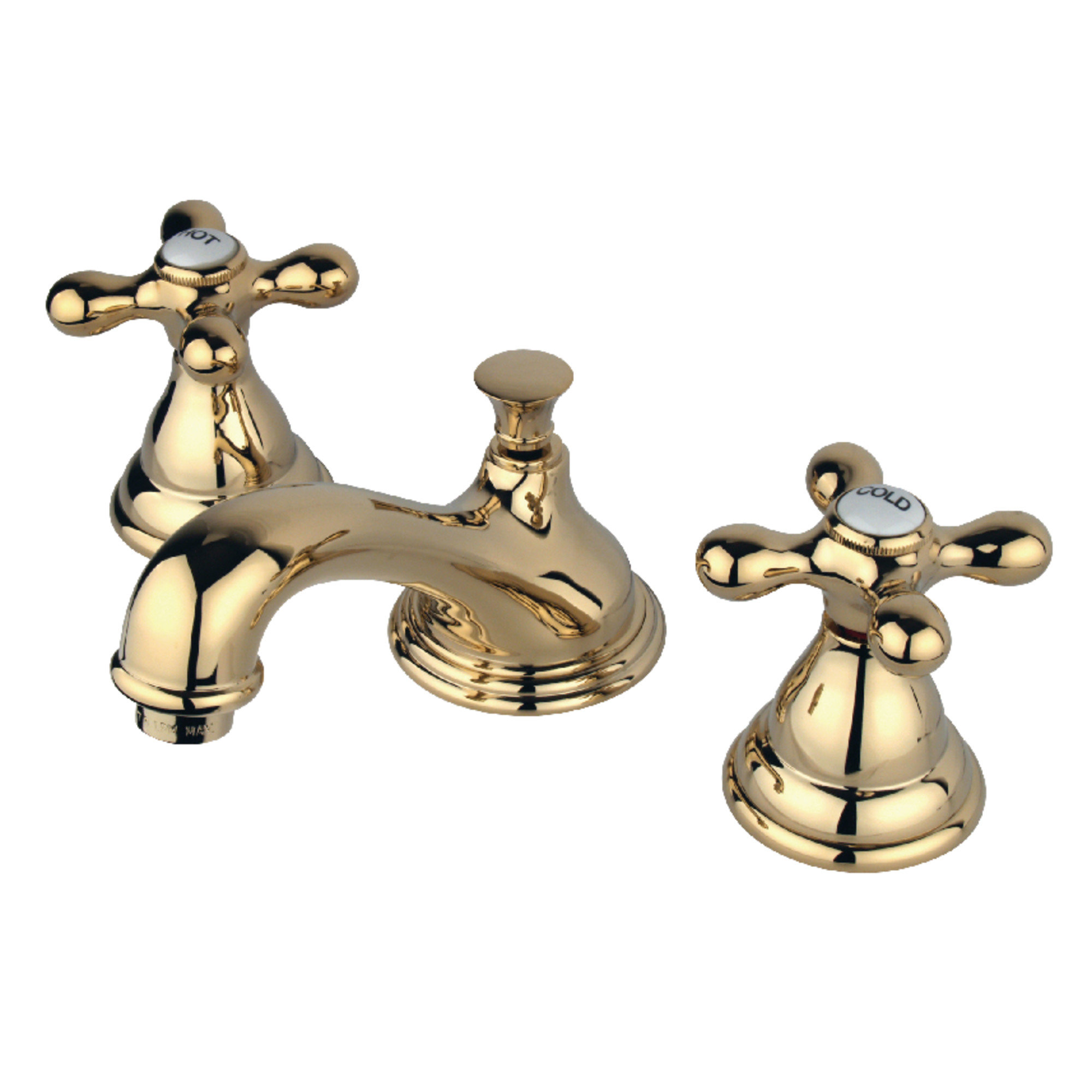 Kingston Brass Royale Widespread Bathroom Faucet With Brass Pop Up Drain Reviews Wayfair