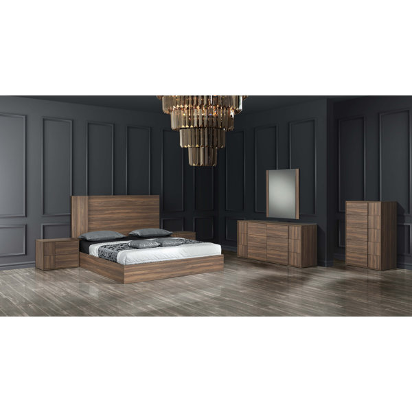 Ebern Designs Livengood Platform 5 Piece Configurable Bedroom Set Wayfair