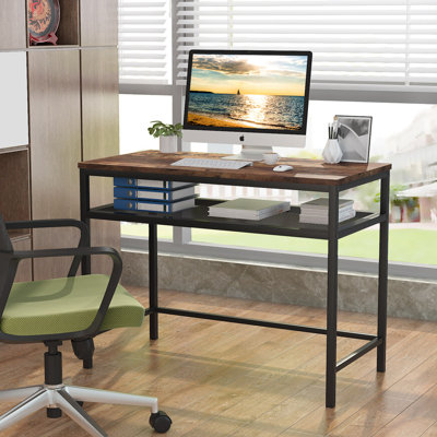 Study PC Notebook Laptop Reversible Desk 17 Stories