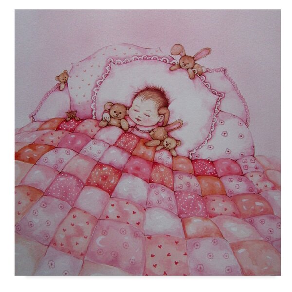 girls pink bed