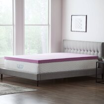 Ventilated Air Flow for Comfortable Sleeping More Restful Sleep Reduces Pressure Points Deco Home 3 Inch Queen Memory Foam Mattress Topper with Relaxing Infused Lavender Scent