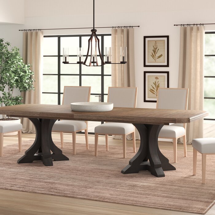 corsica extendable dining table